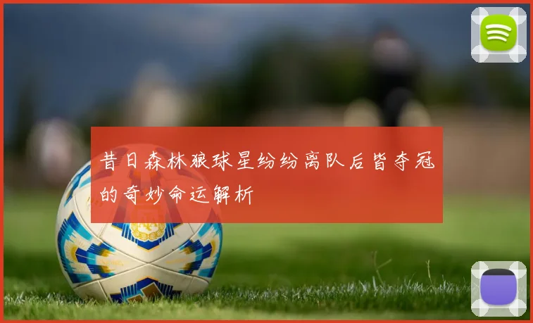 昔日森林狼球星纷纷离队后皆夺冠的奇妙命运解析